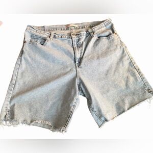 Levi Strauss Signature Heritage High-Rise Bermuda Shorts – Women’s 18 / W34